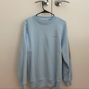 Acne studios crew neck sweatshirt
